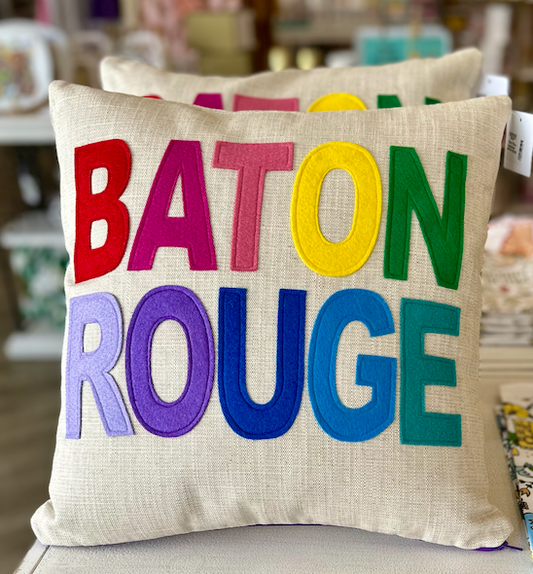 Custom Made Baton Rouge Pillow