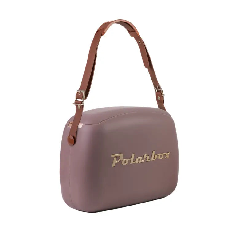 Polarbox Cooler Bag Urban Mulberry Gold