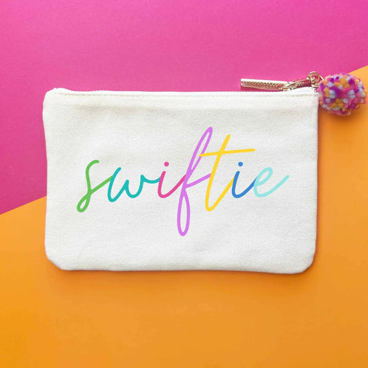 Swiftie Colorblock Script Bag & Pouch
