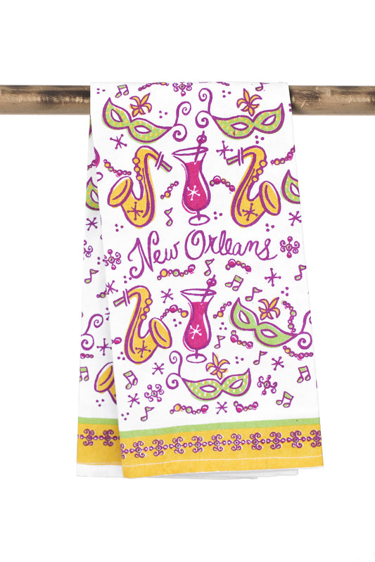 New Orleans Icons Kitchen Towel