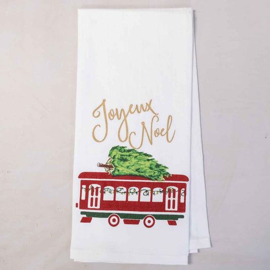 Joyeux Noel Flour Sack Hand Towel