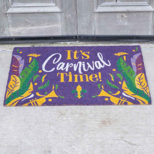 Carnival Time Coir Doormat