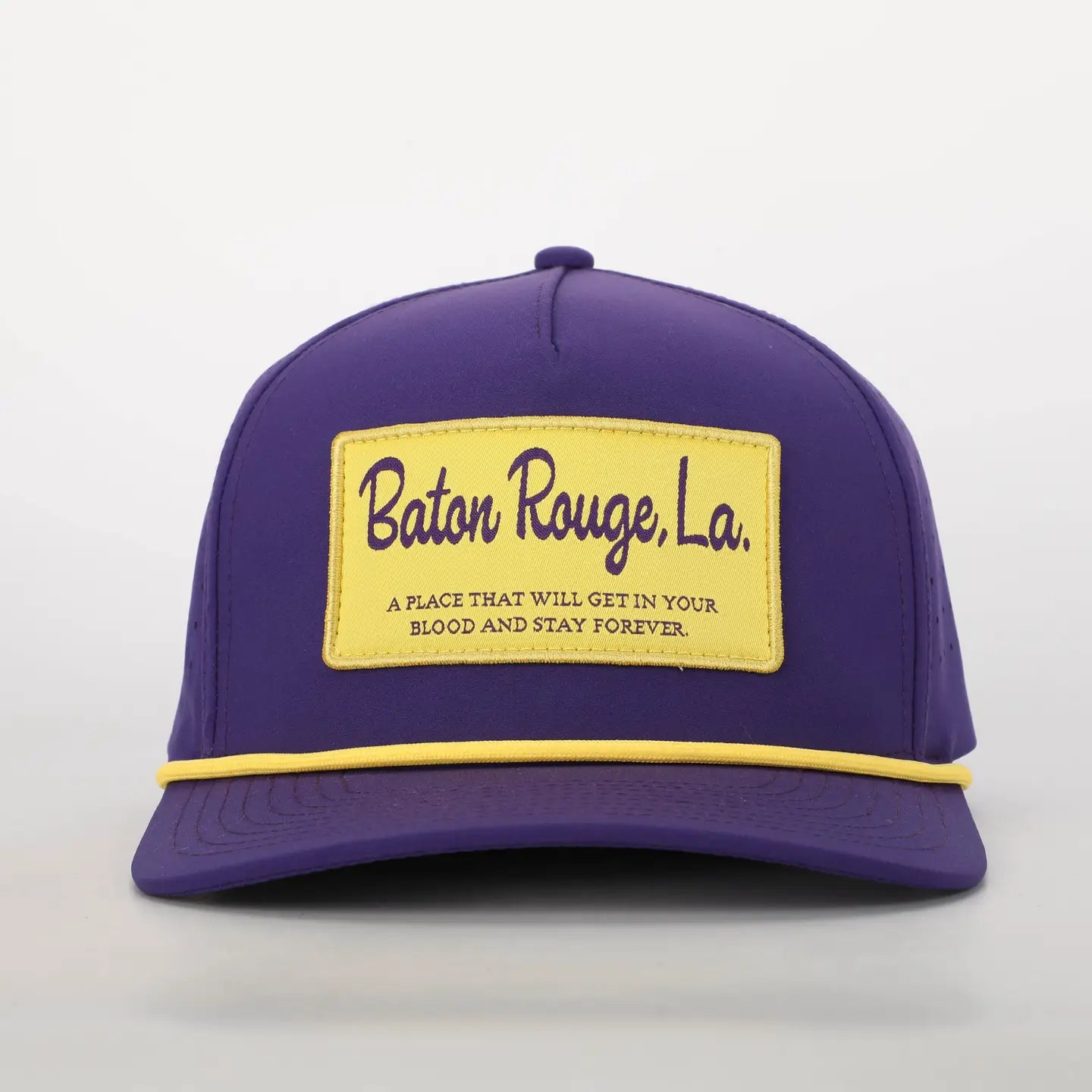 Baton Rouge, La Rope Hat with Patch