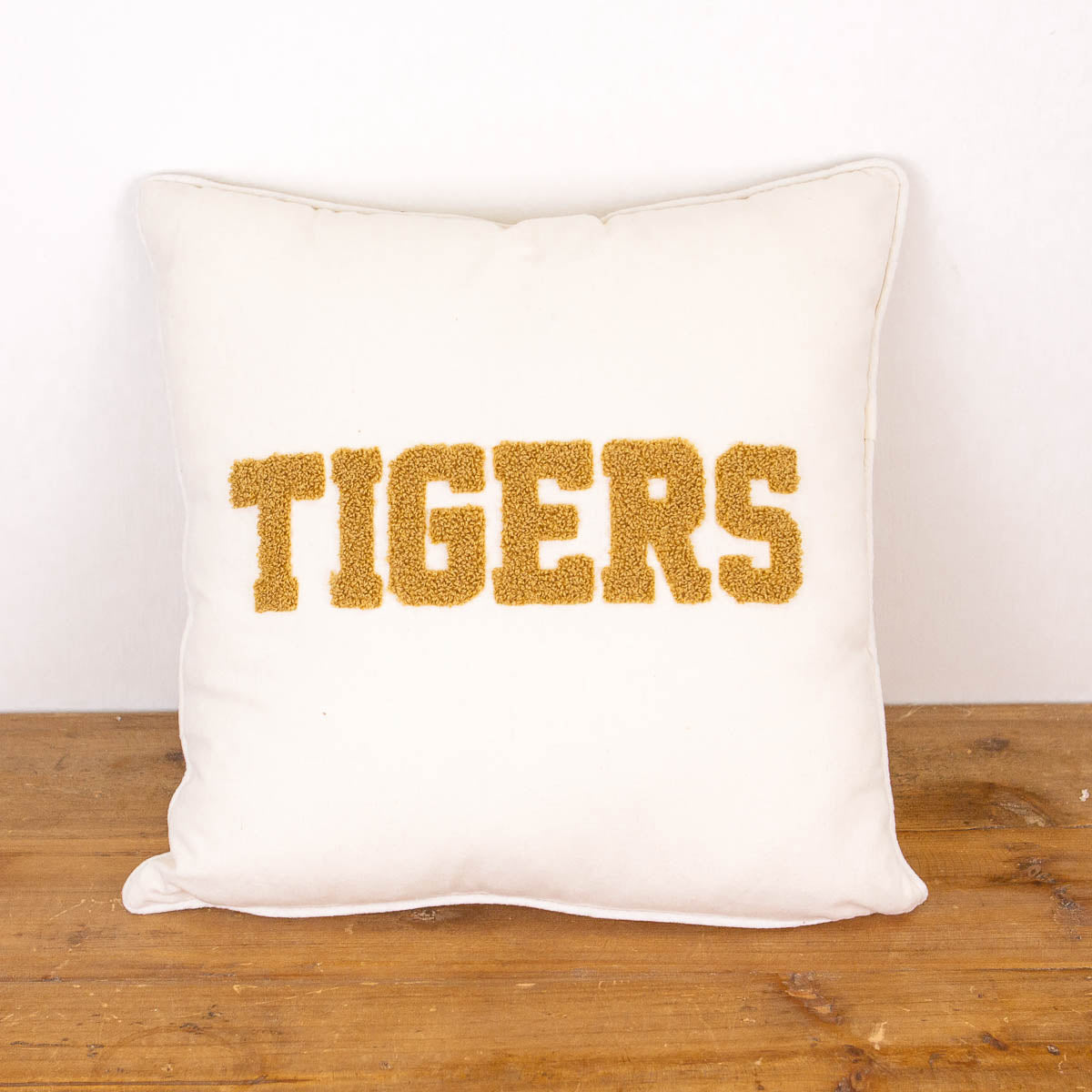 Tigers Embroidered Pillow