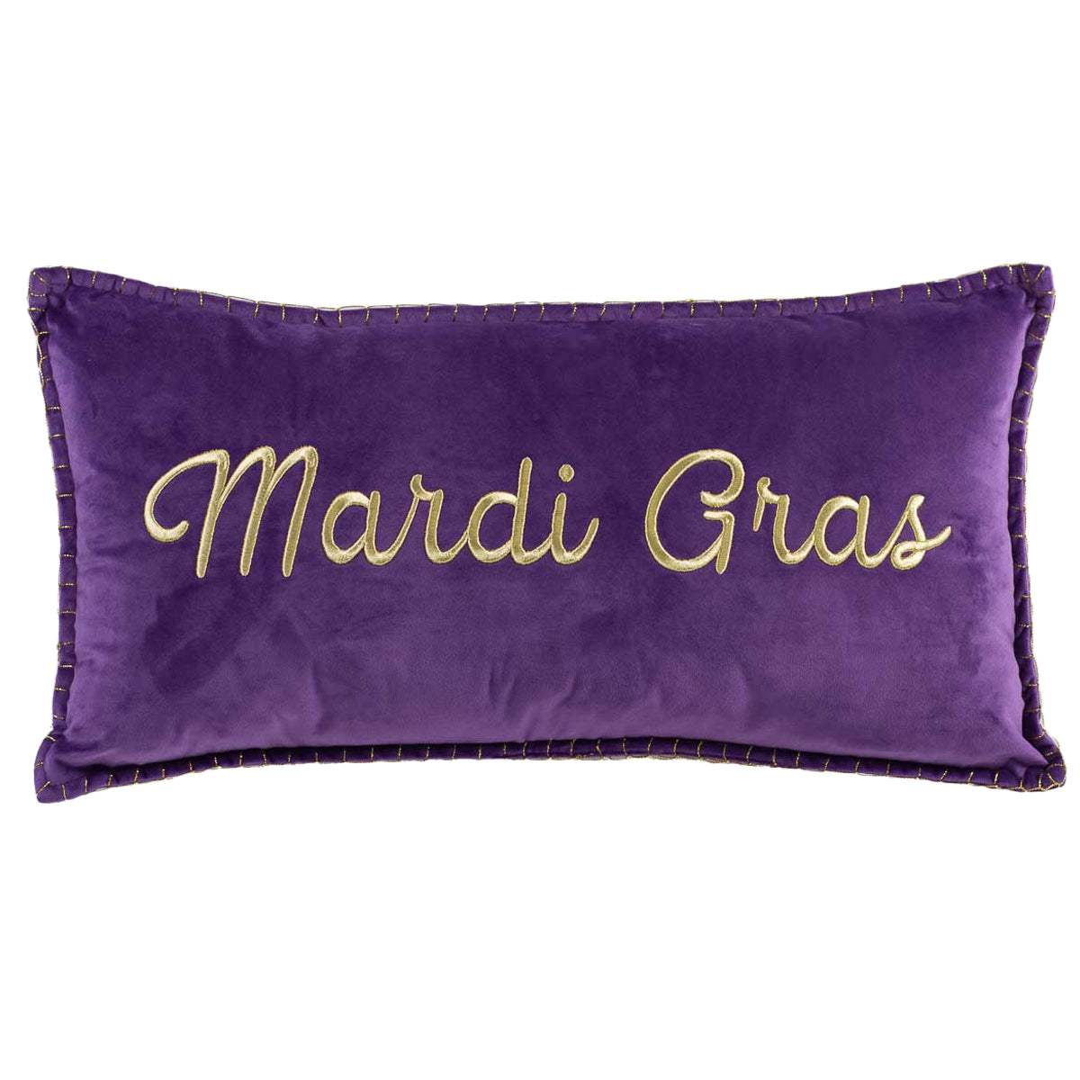 Royal Mardi Gras Lumbar Pillow