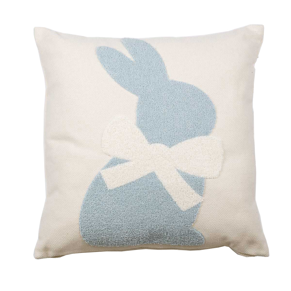Embroidered Bunny Pillow