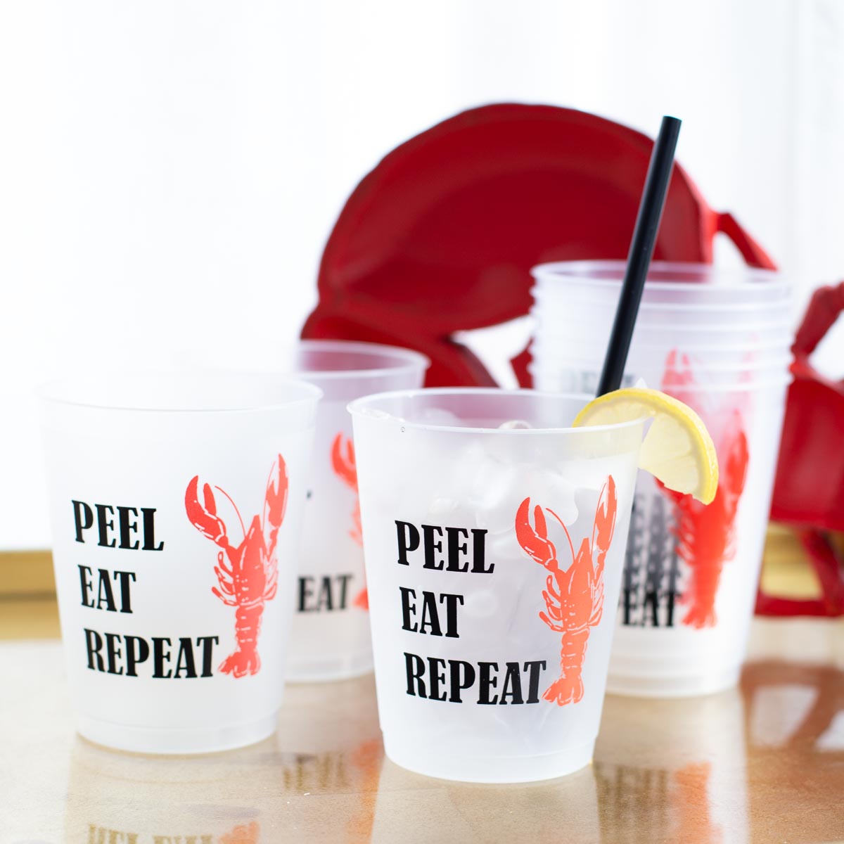Peel Eat Repeat Party Cups (Set of 10)