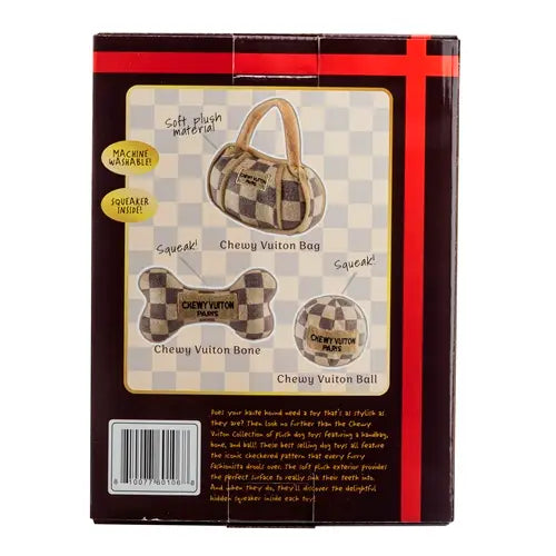 Limited Edition Checker Chewy Vuiton Box Set
