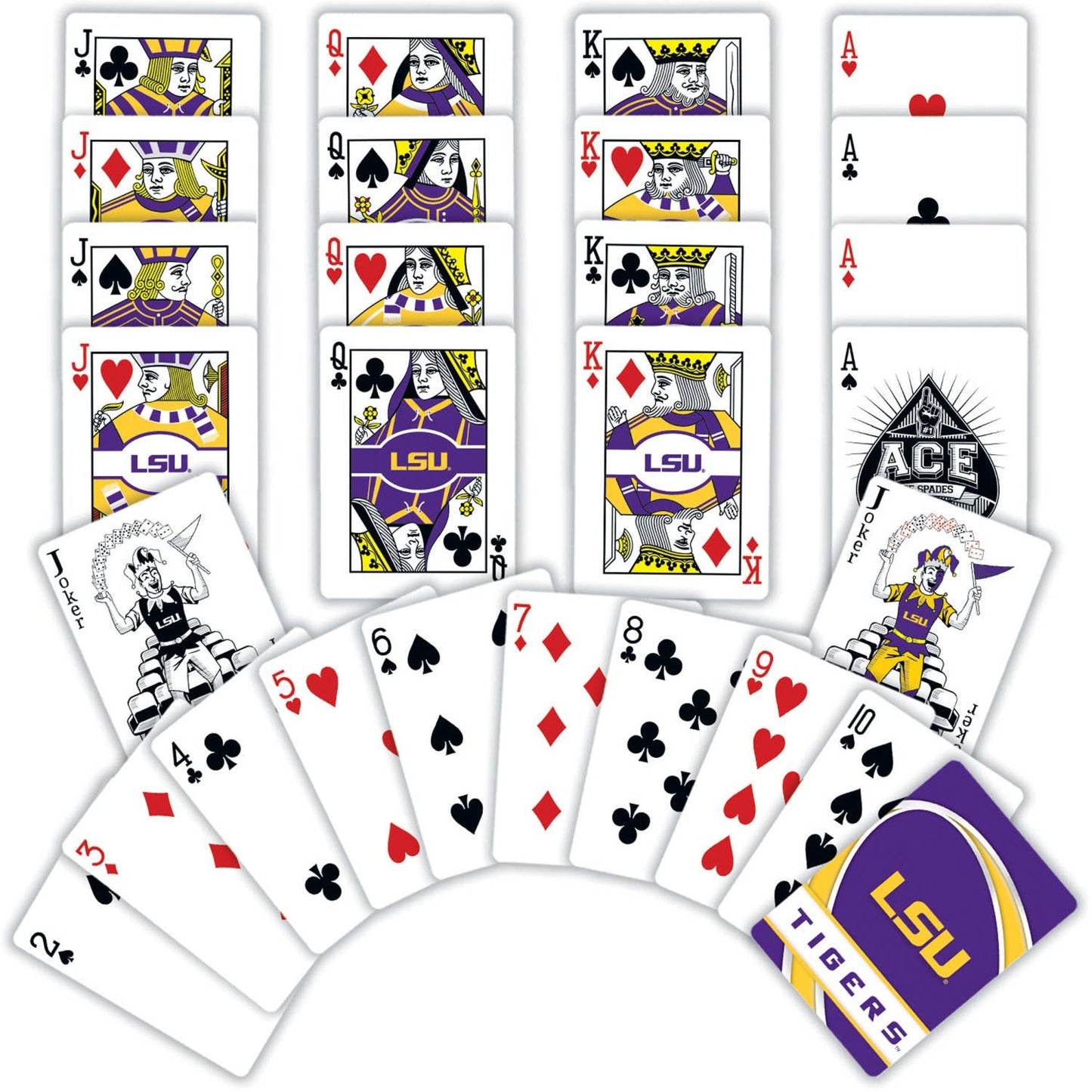 LSU Tigers Playing Cards