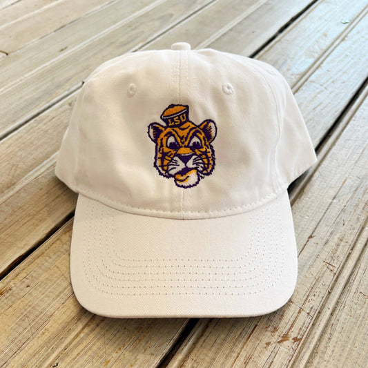 LSU Sailor Mike Hat-white