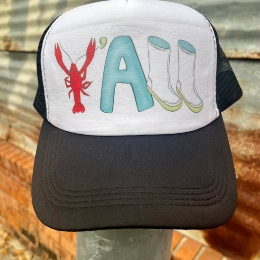 Y’All Crawfish Trucker Hat