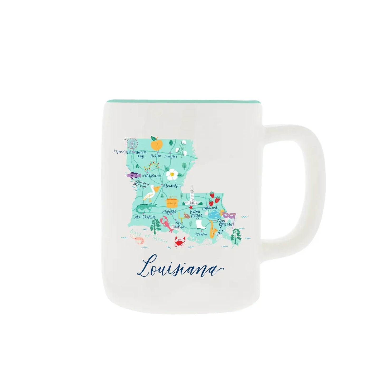 Ceramic Mug Organic Louisiana