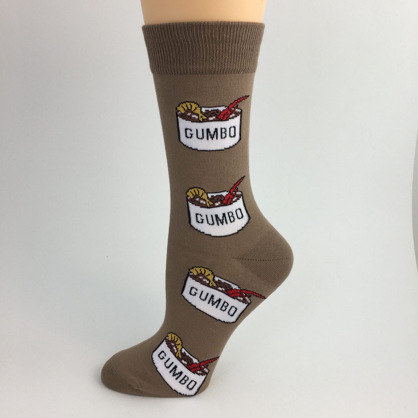 YoYo Men's Socks Brown Gumbo One Size