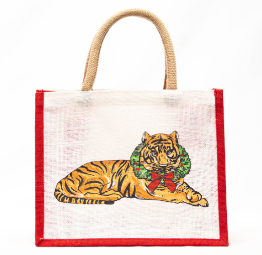 Christmas Tiger Tote