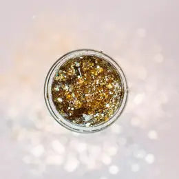 TINSEL FACE GLITTERS - Goddess (Platinum Gold)