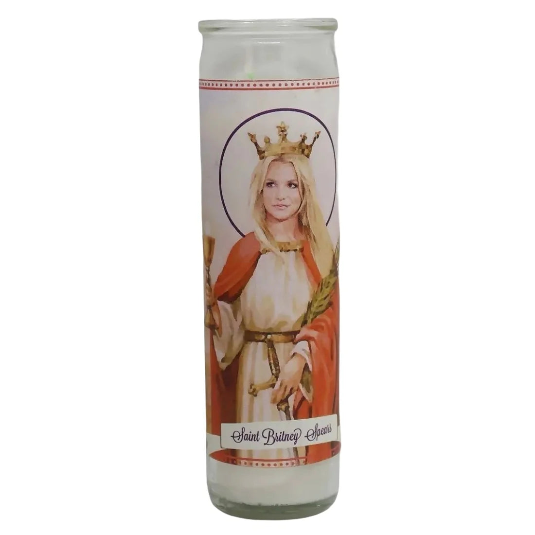 Britney Spears Devotional Prayer Saint Candle