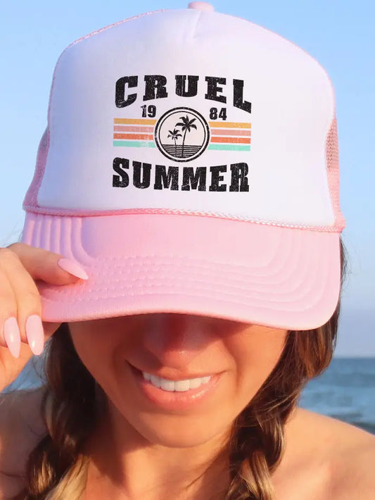 Cruel Summer Retro - Taylor Inspired Beach Trucker Hat