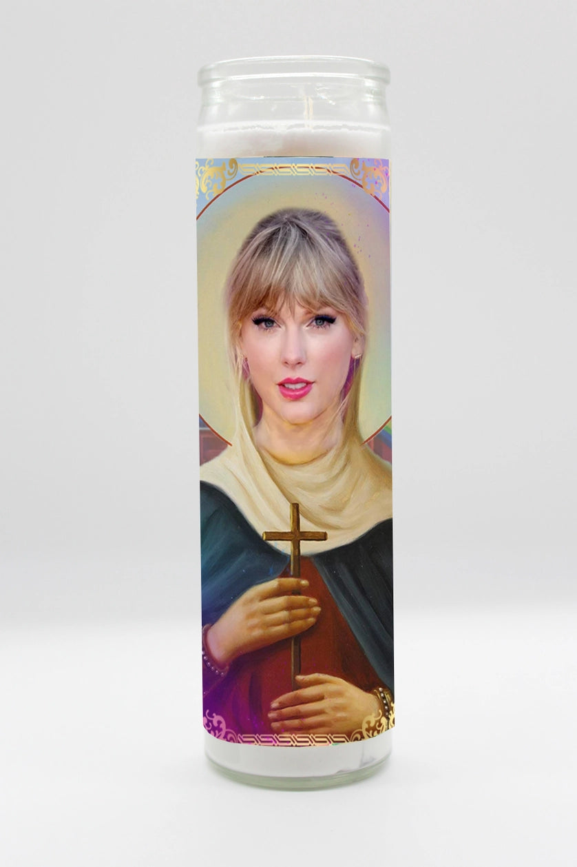 Saint Tay Tay Candle